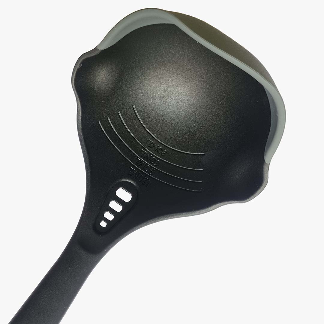 CONCHA DE NYLON E SILICONE - CINZA