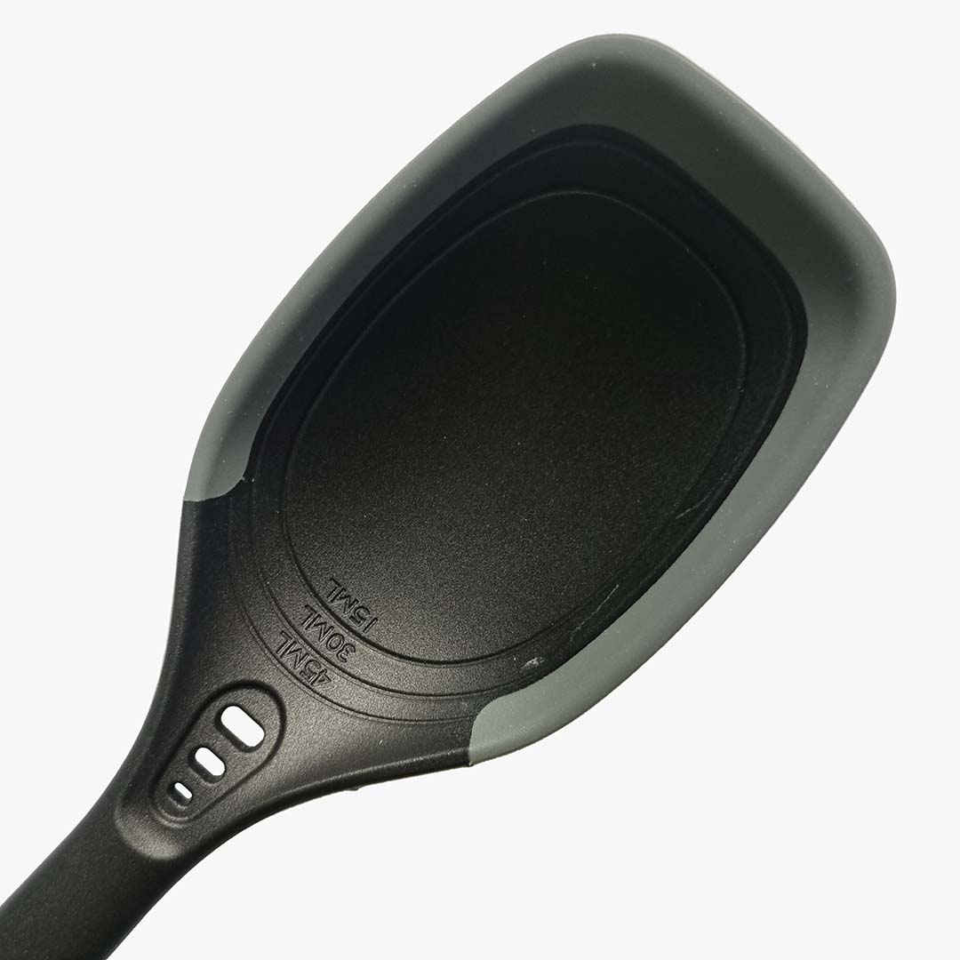 COLHER DE NYLON E SILICONE - CINZA