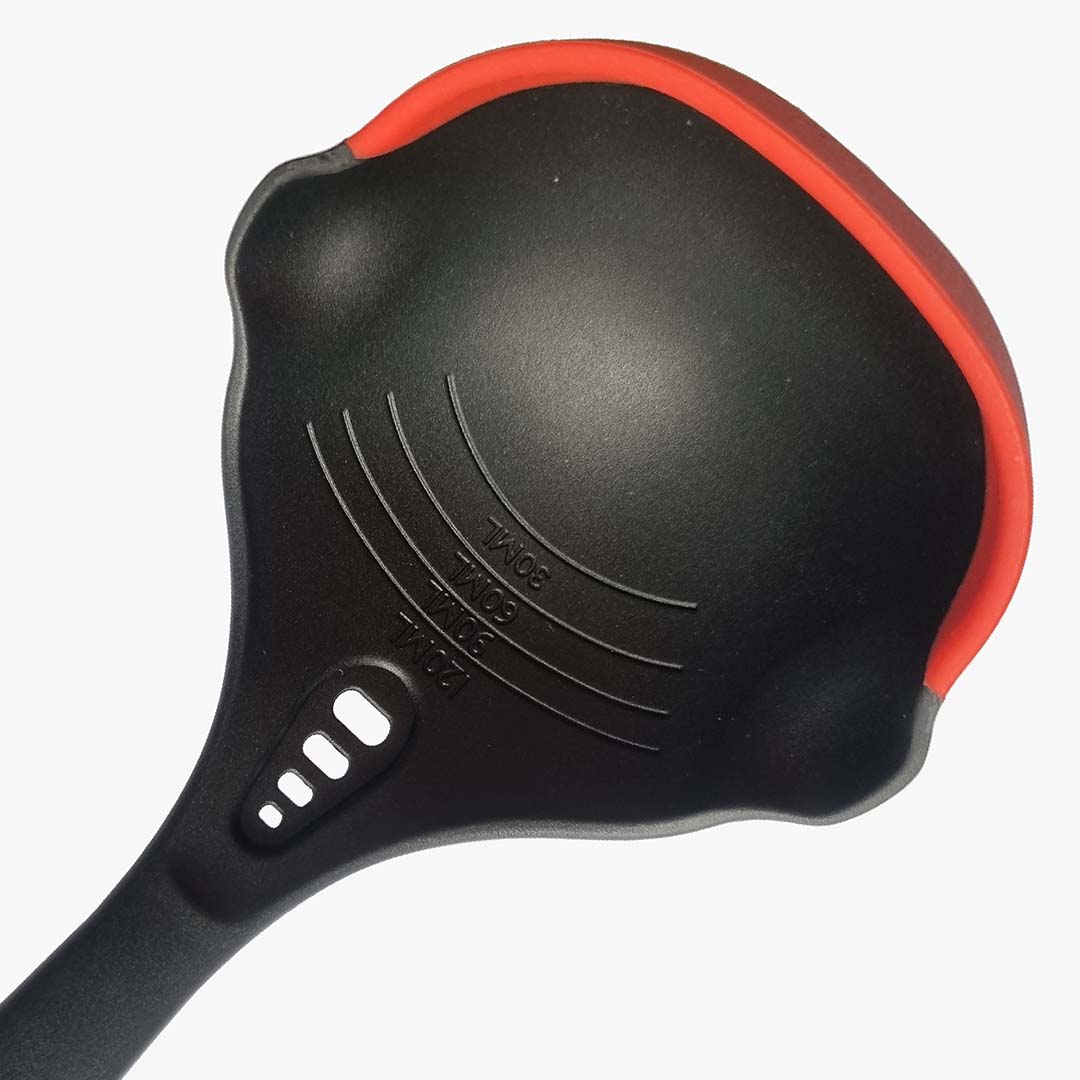 CONCHA DE NYLON E SILICONE - VERMELHA